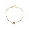 Bracelet - LUXENTER - Saara - Argent 925 - Or jaune 18K - Cristaux multicolores