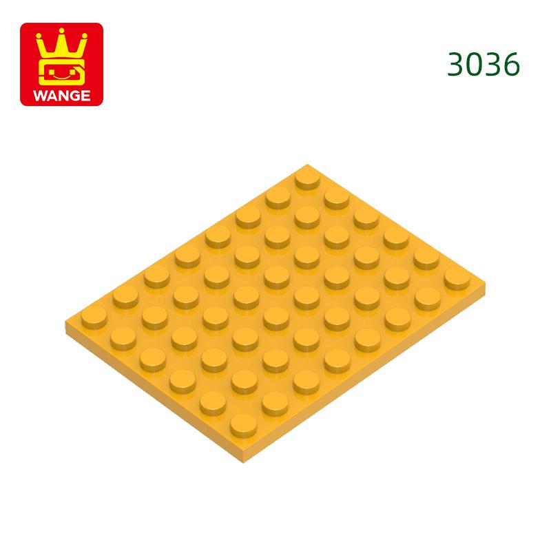 

Non-Toxic 15Pcs/Lot 3036 6X8 Dots Plate Building Blocks Basic Components Board Bricks Compatible All Brand Toys For Kids Gift Box