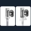 Brass 3-way Filling Angle Valve Wall Mount One Into Two Out Water Toilet Faucet Bidet Sprayer for Bathroom Accessories