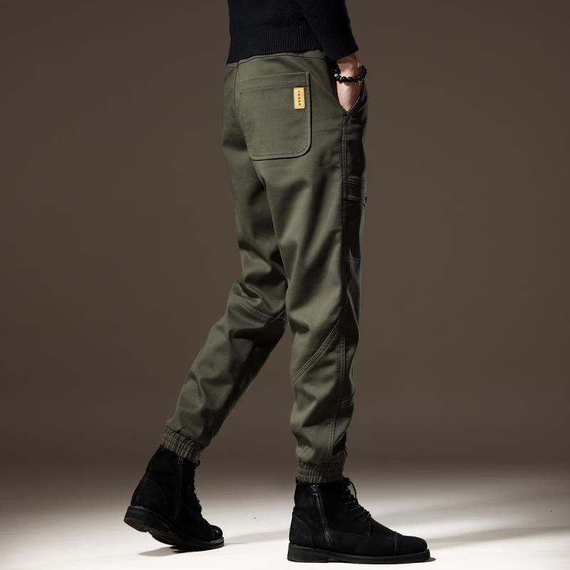 Men Pants Overalls Men's Trendy Brand Trousers Ins Ankle Length Loose Functional Harem Pants Youth Casual Pants Mens Fashion