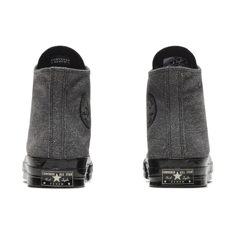 Converse Chuck 70 Comfortable Fashion High-Top Canvas Shoes Unisex Sneakers Black Gray 167106C