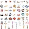 50PCS Cute Marine Life Waterproof Stickers for Water Bottles, Computers, & DIY Stationery