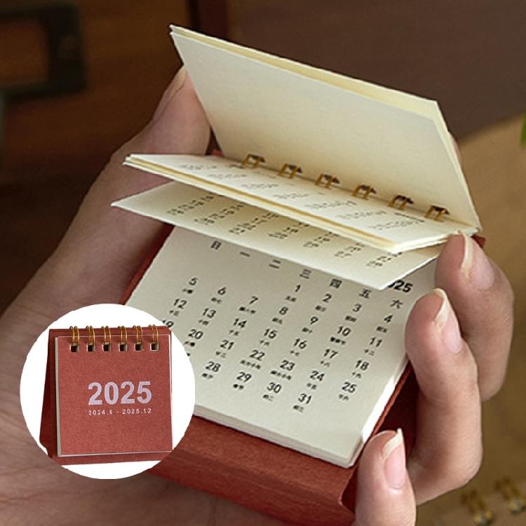 2025 Desk Calendar Mini Calendars With Smooth Writing Paper Essential For Desk Decoration And Time Management