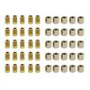 50Pcs Car 3/16" Brake Tube Adapter 10mm X1mm Brake Pipe Fittings Metal Connector