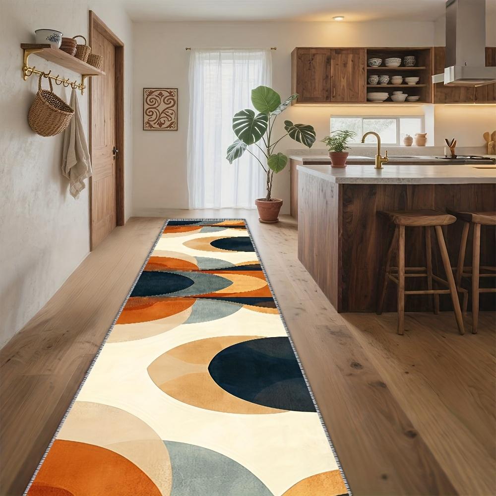 VIKAMA Modern Style Runner Rug Easy-Clean Kitchen Rug Doormat Welcome Mat  Large Area Rugs Rug For Bedroom Live Room Home De