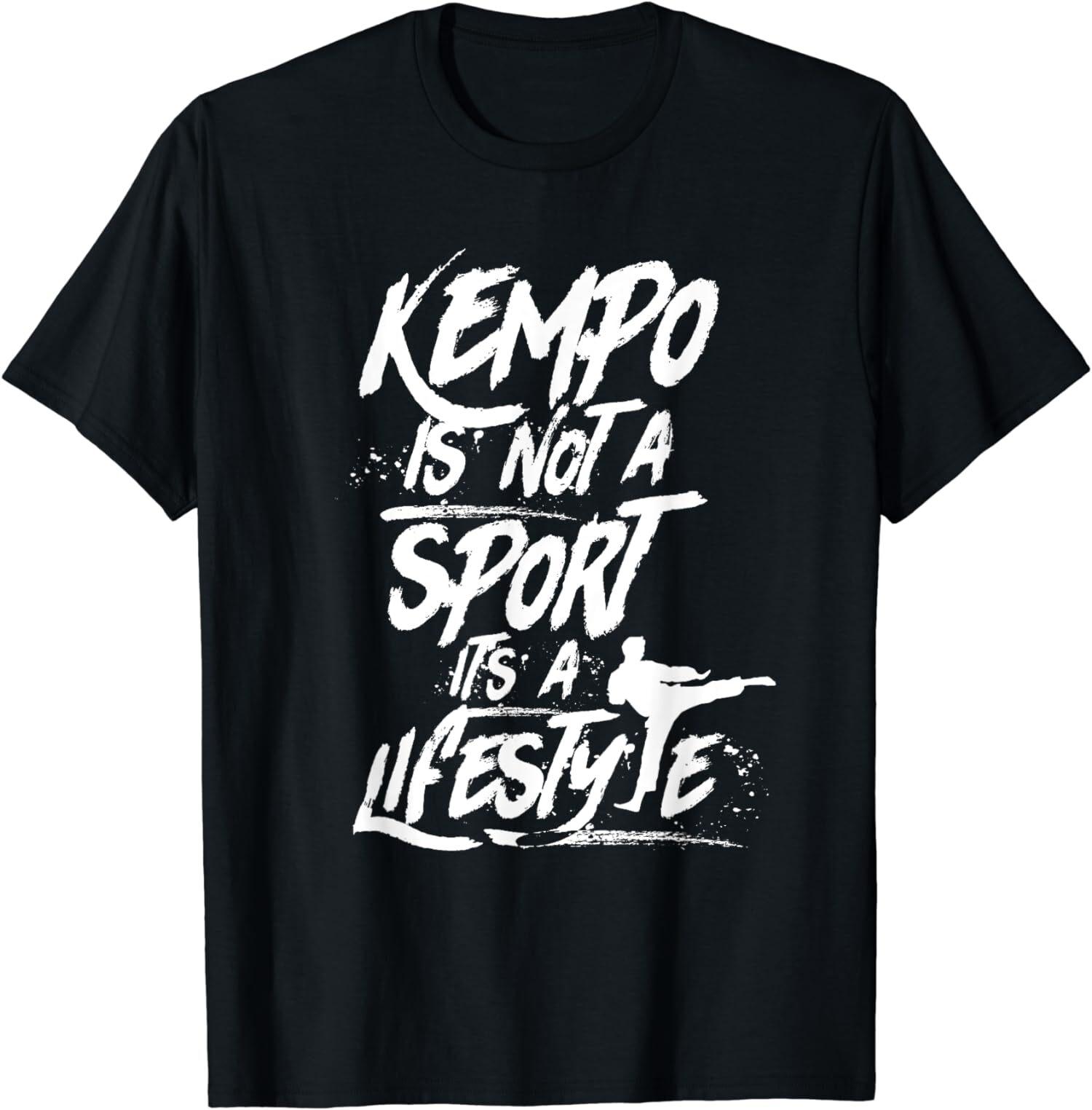 

New Limited Kempo Is No Sport It Is A Lifestyle Kenpo Shaolin Karate T-Shirt Mens Womens Tees Top Tops Tee S