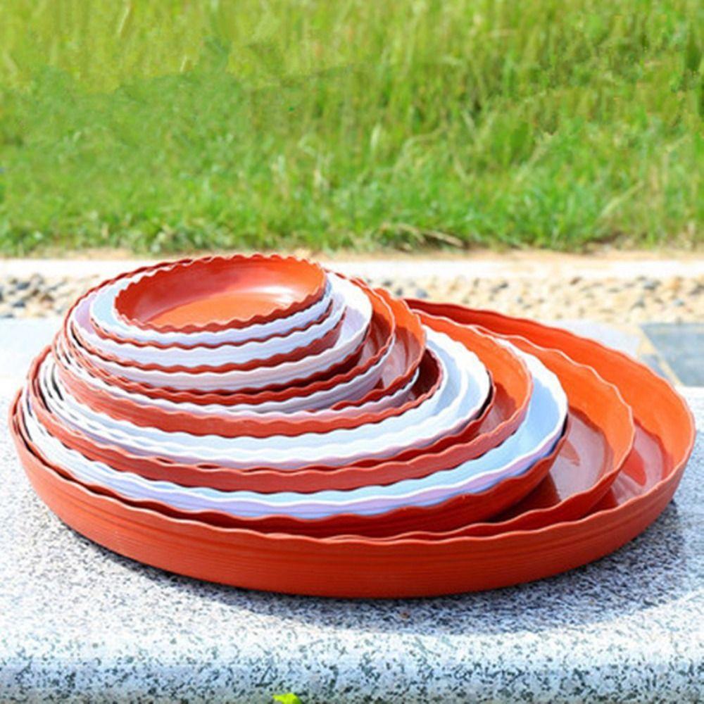 

5pcs Resin Planter Tray Thickened Flowerpot Chassis Planting Tool Flowerpot Tray Office Green-200