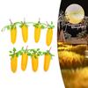 2 Strings Artificial  Stem Fake Carrot Plants  Vegetable Carrot For Photography Props Model Home Decoration Craft Jewelry Props