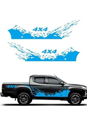 2 buc Autocolant Vinil Grafic Autocolant Camion Accesorii Decorare Stilizare Auto pentru Pickup Dodge 4x4 Off Road