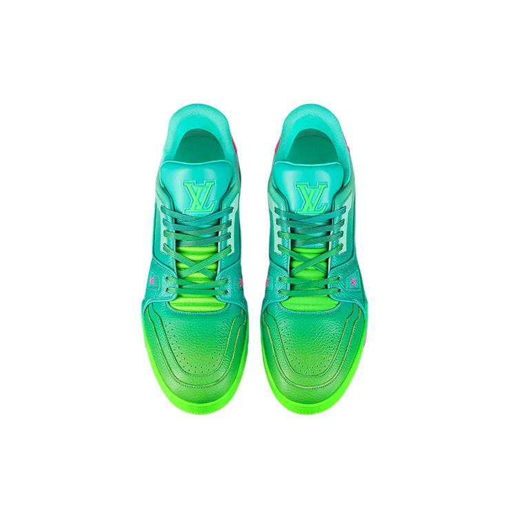 Louis Vuitton Trainer Sneakers 'Teal Green' 1A9TRQ