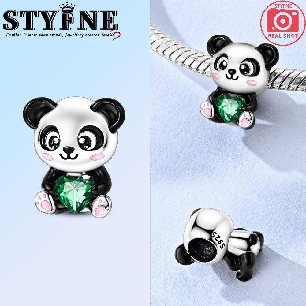 Charms Copper Red Dragon Treasure Heart Rose Panda Cat Pink Pig Beads Pendant Fit Original Bracelet Diy Jewelry