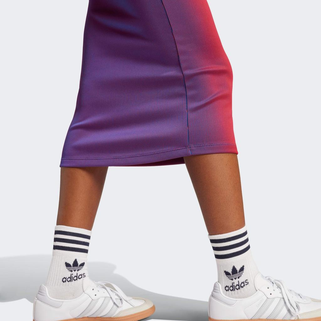 adidas Rasant Rib Uzun Kollu Elbise Çok Renkli Kadın Elbiseleri Çok Renkli JW9745