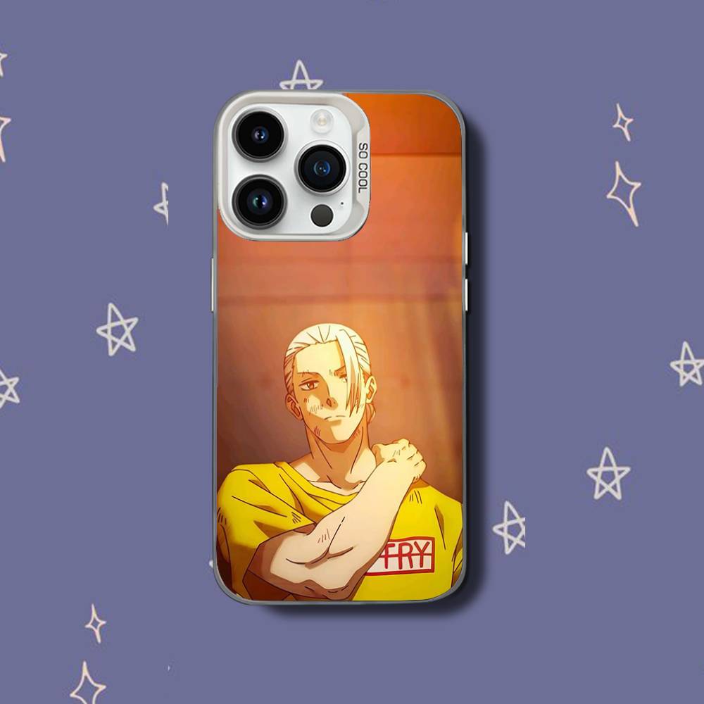 

S-SakamotoS Days-ES Phone Case For iPhone 17,16,15,14,13,12,11,Pro,XS,Max,Plus,Mini,SE White Candy Matte Shockproof Cover iPhone17