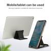 Folding Mobile Phone Holder Mini Adjustable Creative Portable Universal Folding Plastic Phone Holder Tablet Computer Stand For