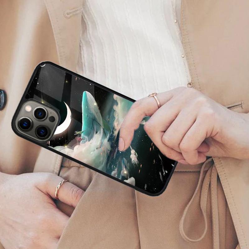 Dream Whale Anime Cartoon Magnetic Phone Case For APPLE iPhone 17 Air 16 14 13 12 Pro Max 15 Plus Charge With MagSafe Cover