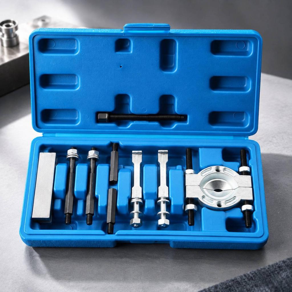 9 Pieces Bearing Separator and Puller Kit Compact Disassembly Tool Easy to Use