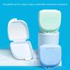 1/5 Pcs Denture Tray Box With Mirror Dental Retainer Box Case Plastic Teeth Container Denture Box False Teeth Protective Case