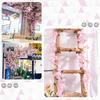 2 Cherry Blossom Vines (180cm Each), Artificial Flower Cherry Blossom Garland, Suitable for Wedding Parties (Light Pink)