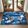 Hertha Bsc FC Design Crystal Velvet Rug Soft Decorative Mat for Bedroom Entrance
