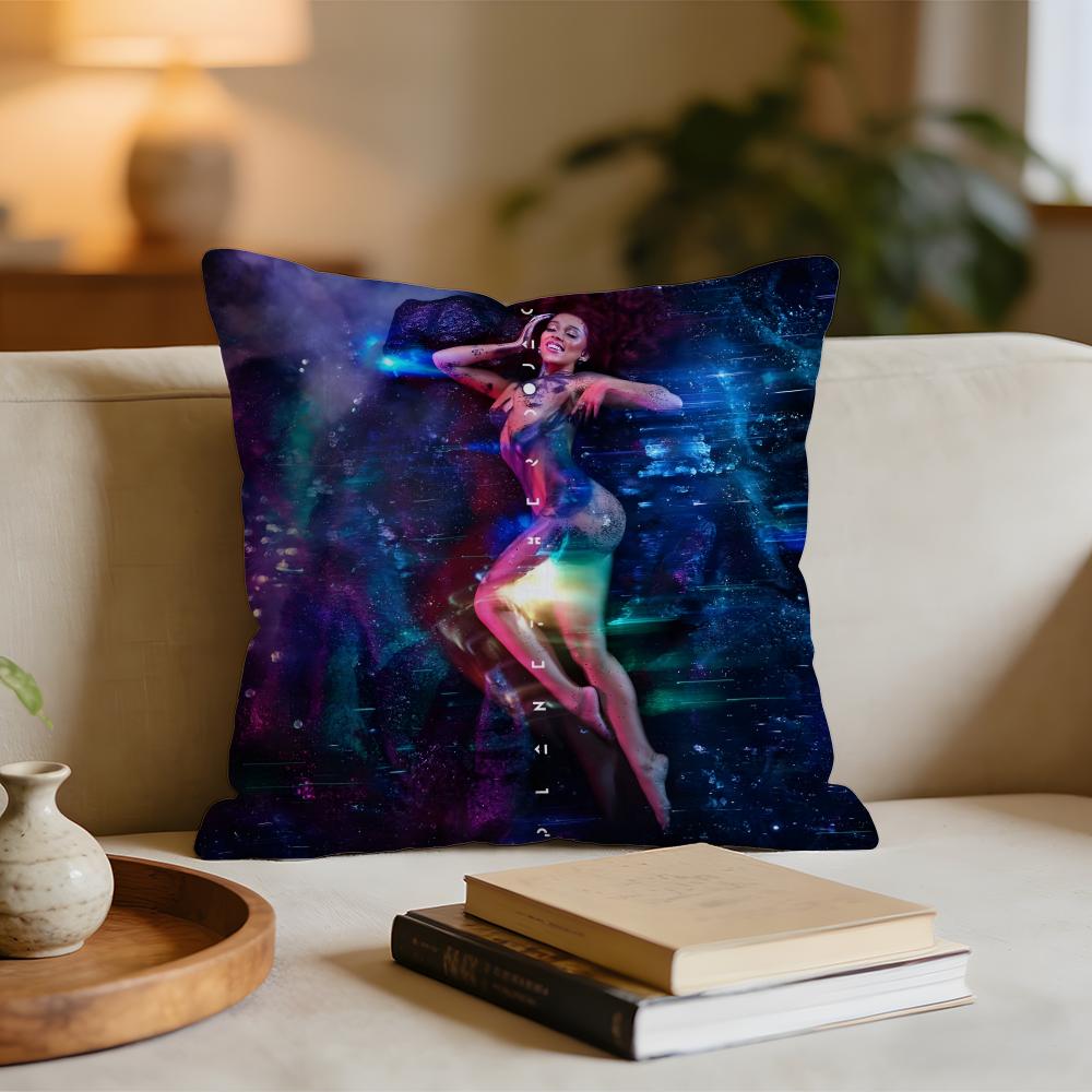 Album Cover DDoja CCat Cushion Cover Short plush pillowcase for bed sofa carwashable 30x30cm
