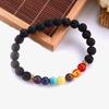 7 Chakra Healing Balance Beads Bracelet Yoga Bracelet Rw9721