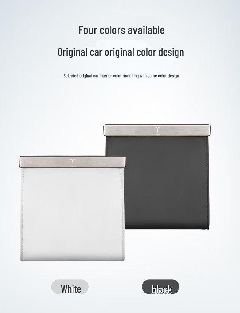 Tesla Rear Seat Magnetic LED Trash Bag