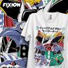 Soldes d'été Digimon Imperialdramon Anime T-shirt Manga Cadeau pour Amoureux d'Anime Toutes Tailles Coton Homme Manches Courtes