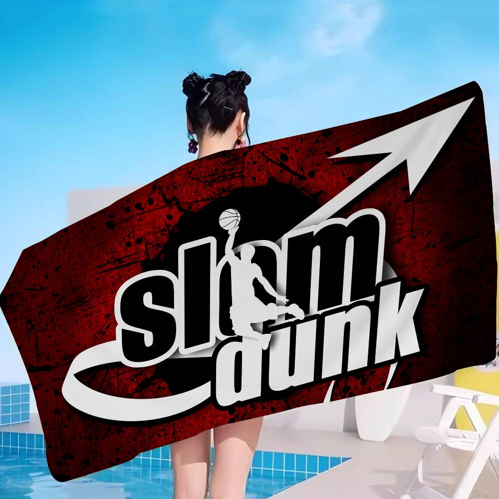 Basketball Anime S-Slum D-Dunk Beach Towel Colorful Bath Towels For Girl Microfiber Quick Dry Sand Beach Yoga Gym Pool