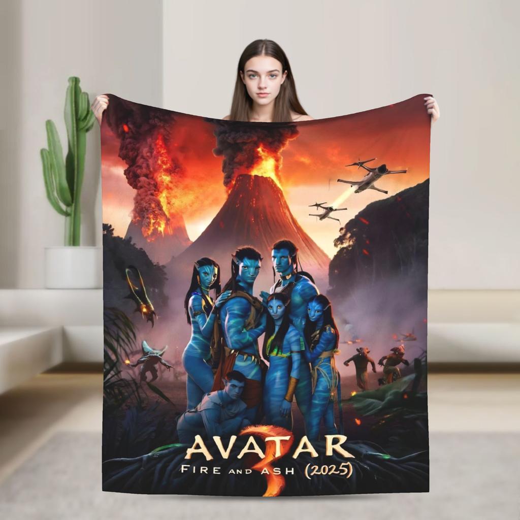 Films Avatar Blankets Quality Warm Soft Bedding Throws Winter Children Outdoor Street Trend Bedspread