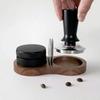 Professional Coffee Tamper Storage Base Walnut Wood Drip Filter Coffee Rack  Kitchen Gadget