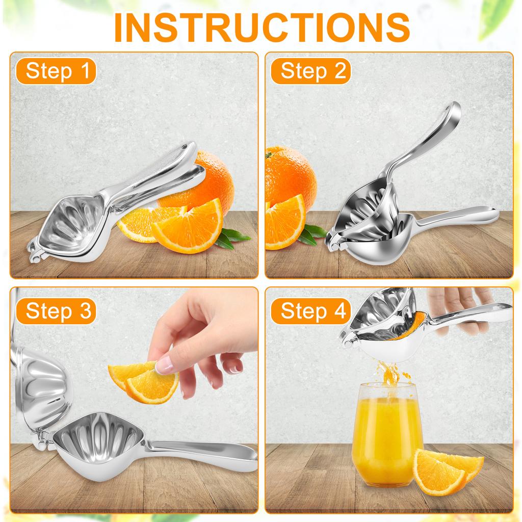 Manual Juicer Processor Lemon Squeezer Orange Fruit Household Lemon Clip Fruit Pressing Kitchen Bar Restaurant Accessories