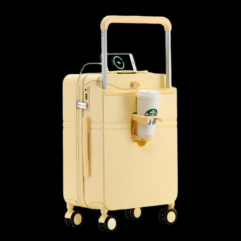 OEING Women s Wide-Handle Trolley Suitcase
