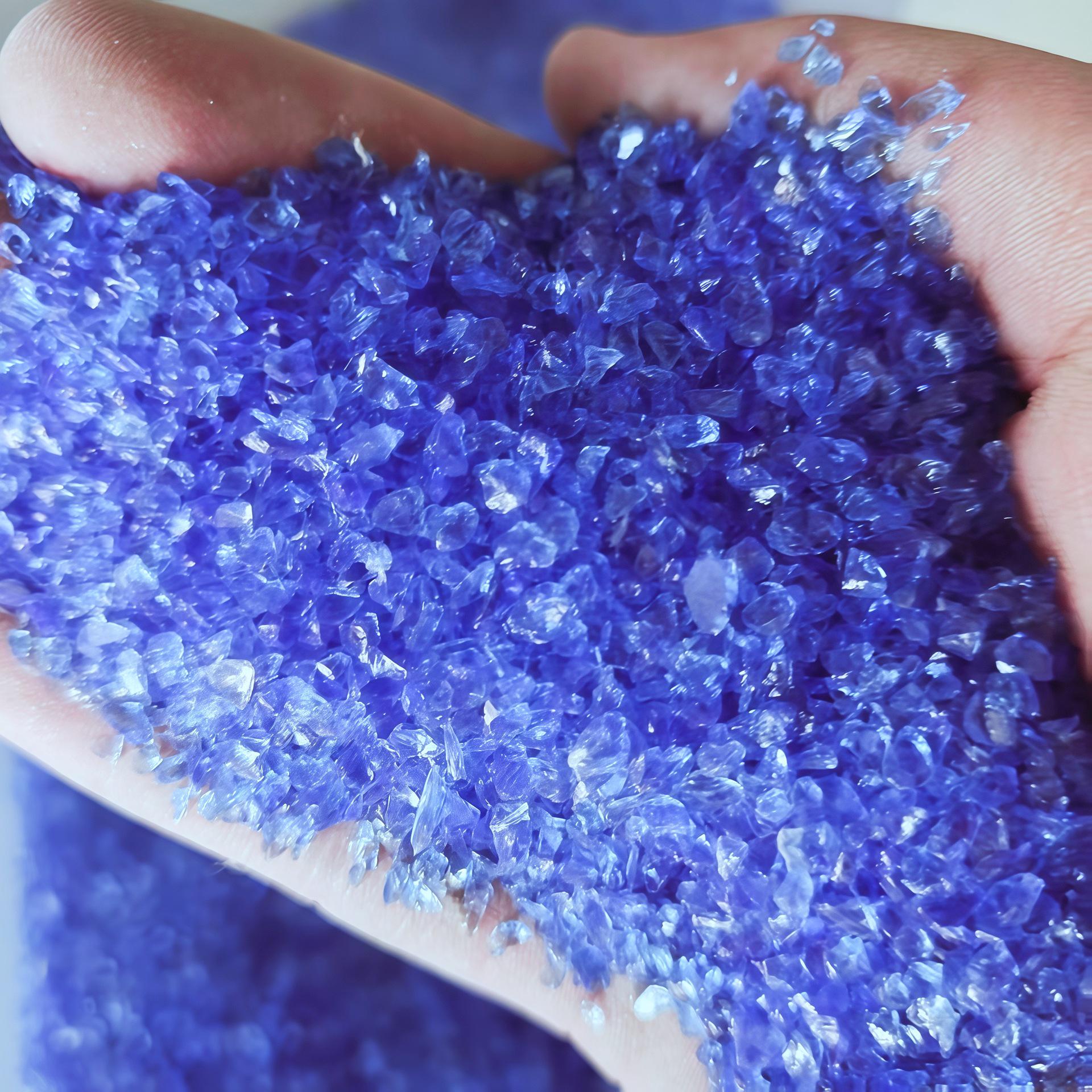 

Аквариумный декор: Белый и синий кристаллический песок, вулканические камни, речные камни и гравий. 500g Sealed Pack