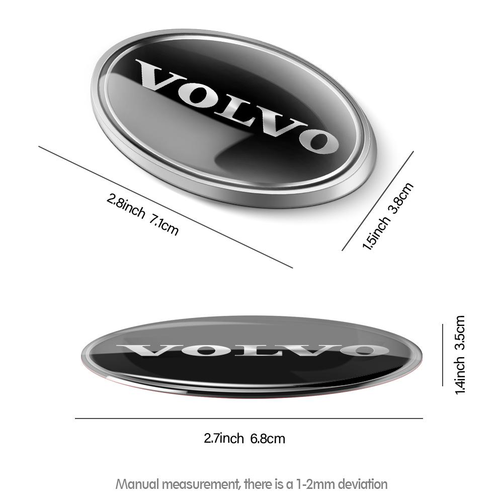 1Pcs Car 3D Aluminum Car Body Side Window Badge Trunk Stickers For Volvo Xc60 V50 V40 Xc90 S60 S40 S60 V60 V90 Ex90 S90 Xc40 C40