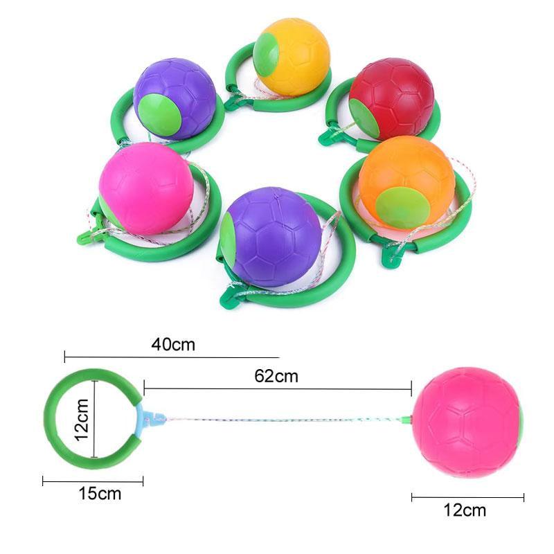 Colorful Children’s Jumping Ball Skip Ball Outdoor Fun Toys Swing Ball Balance Hop Classical Skipping Toy