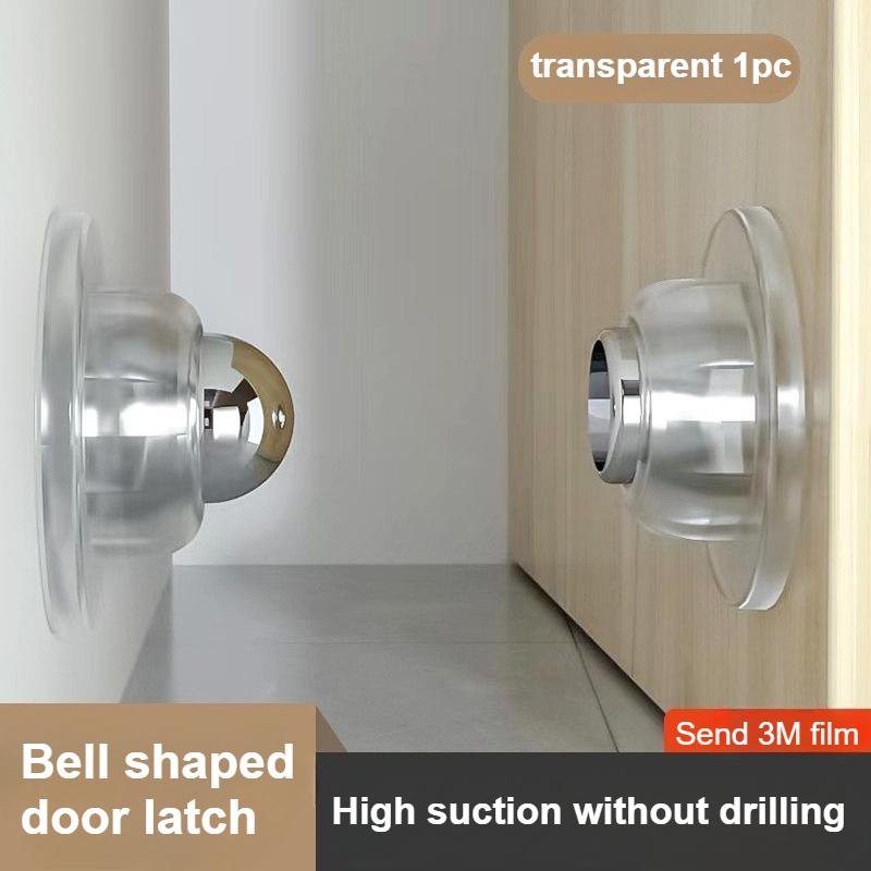 1set Soft Magnetic Door Stop - Easy Installation, Adhesive Mounting | No Drilling, Suitable for Home & Office, door closer