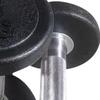 JOROTO Rubber Coated Fixed Weight Dumbbells