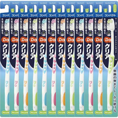 Do Clear Toothbrush Soft X 12 [Compact Head]