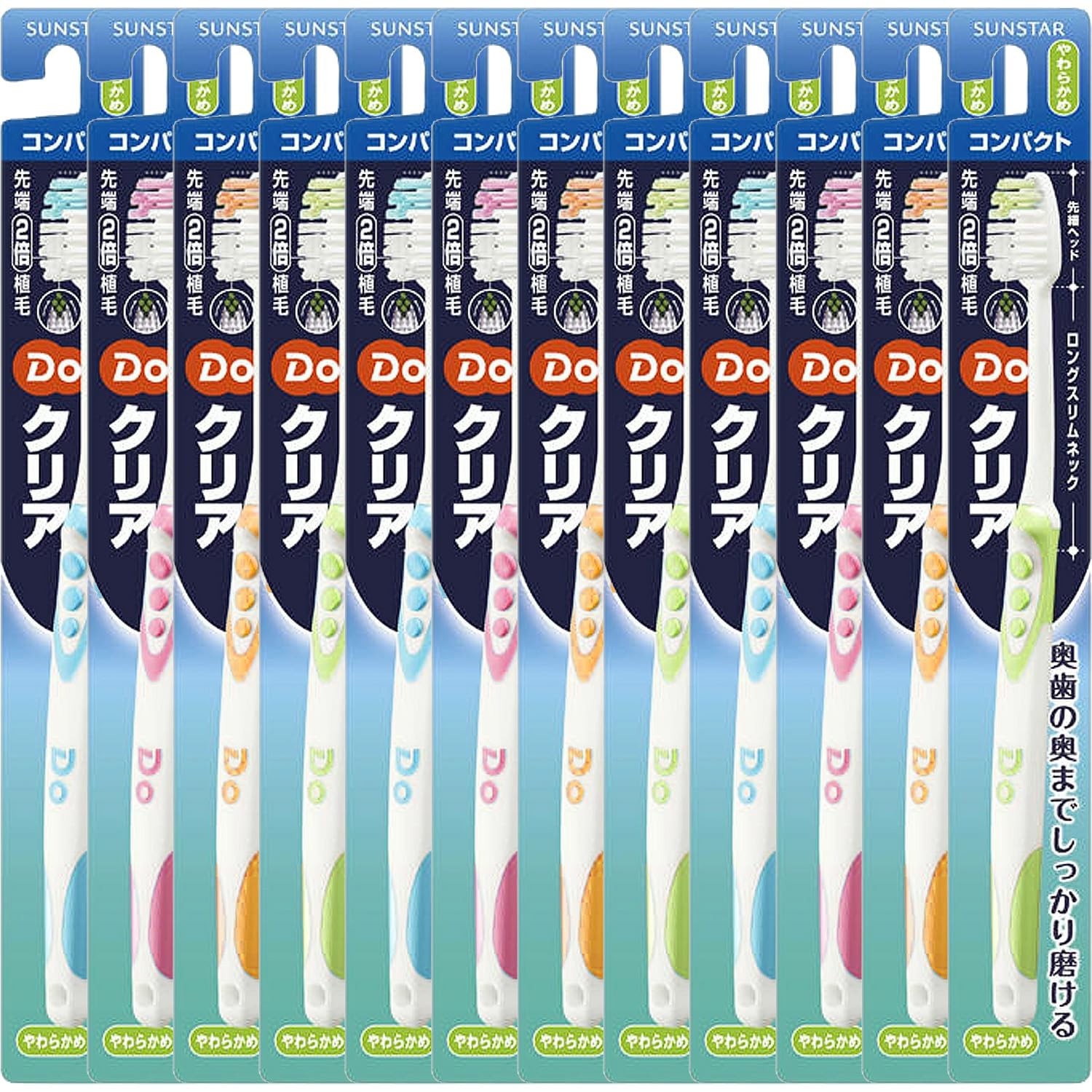 

Do Clear Toothbrush Soft x 12 [Compact Head]