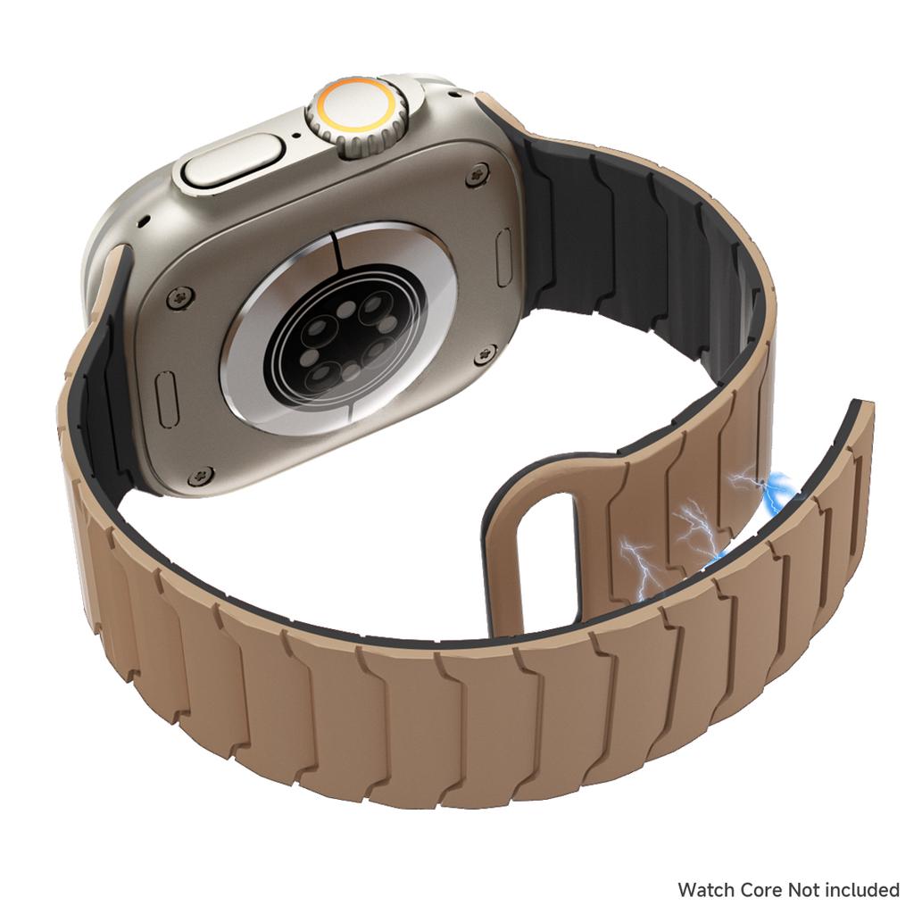 Silicone Magnetic Strap for Apple Watch Band Ultra 3 49mm Series 11 46mm 9/8/7 45 41mm Sport Bracelet IWatch 6 5 4 SE3 44mm 40mm