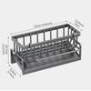 Kitchen Sink Drain Rack Organizer ABS Plastic Self-draining Sink Shelf Soap Sponge Holder Dishcloth Towel Rack Filter Basket
