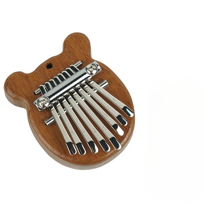 Mini Kalimba 8 Tangi Tumme Piano 1 Förpackning Vattendroppe Stil Sött Instrument Bärbar Utsökt Gåvoset för Barn