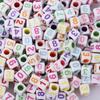 Acrylic Letter Beads for Kids' Jewelry Making – Educational DIY Beading Accessories