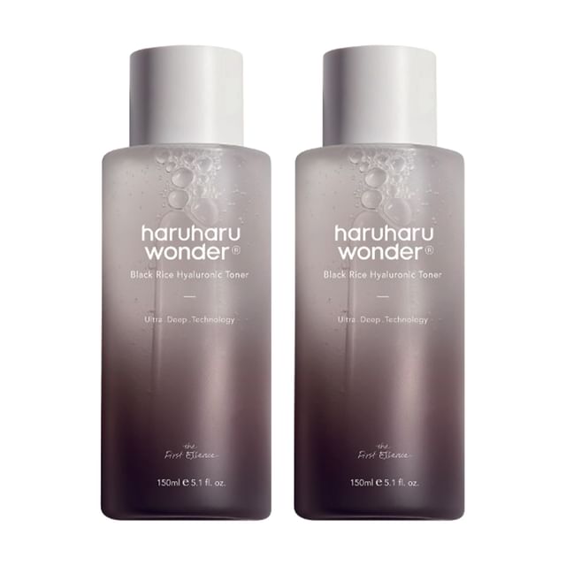 

haruharu wonder - Black Rice Hyaluronic Toner Original Bundle Set 2 pcs