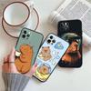 Cartoon  Capybara Cute Shell Phone Case for Samsung Galaxy Note 10 20 S23 S24 S25 Ultra FE Plus Edge Lite A02S A35 A07 A17