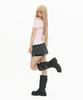 Setup Exe Lace Cross T-Shirt / Pink