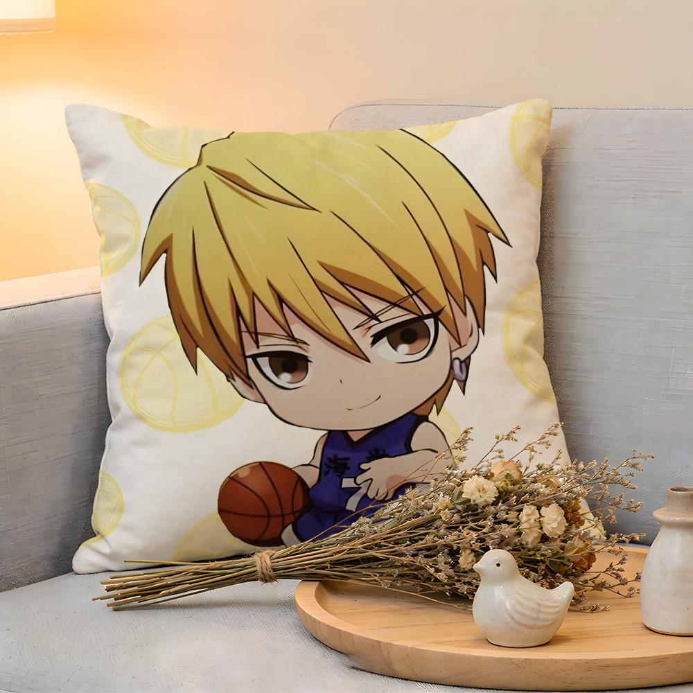 Cushion Cover Linen SkinFriendly Soft Decorative Case for Sofa Home Decor ANIME KKuroko no Basuke Pillow cover