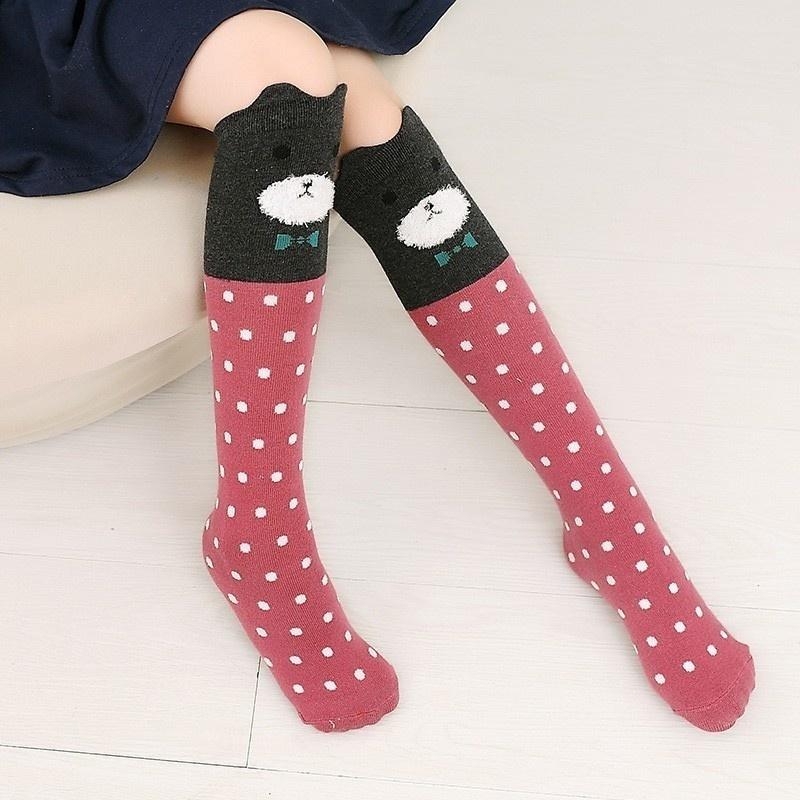 Baby Children Cartoon Print Cotton Socks