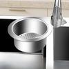 Edelstahl Schwan Spüle Abnehmbarer Siebkorb Küchenabtropfkorb Filter Zuhause Gemüse Nass Trocken Hängendes Abtropfgestell