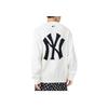 New MLB New York Yankees Sweaters Unisex Cream 3AKPB0126-50CRS